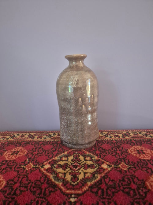Handgemaakte Keramische Vaas – Bohemian Paars/Bruin